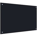  Kuhinjska zaštita od prskanja crna 90 x 50 cm kaljeno staklo | Eponuda.ba