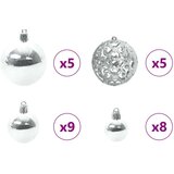 vidaXL Umjetno božićno drvce s stalakom Zelena i bijela 150 cm | shoptok.hr