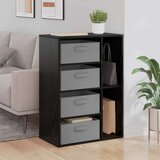  Strani šal s predalom Črna Orehovina 60 x 33,5 x 84 cm, (5000233778) | Shoptok.si