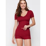 Trendyol Ženski set pidžame Thmss24Pt00097, Bordo | Eponuda.com