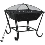 Posuda za vatru sa žaračem 50 cm XXL čelična | shoptok.hr