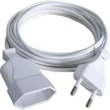 Električni podaljšek [ Euro-vtič - Euro-vtikač] bel 2 m 145601098, (20433838)