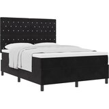  Krevet s opruga kutije s madracem Crna 140 x 190 cm Baršun | shoptok.hr