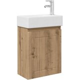 vidaXL Kopalniška omarica s tapo Artisan hrast 45,5 x 25,5 x 84 cm, (5000245066) | Shoptok.si