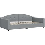  Dnevni krevet na razvlačenje svjetlosivi 100x200 cm od tkanine | shoptok.hr