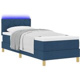  LED Box Spring Krevet s LED trakama Plava 80 x 200 cm tkanina | Eponuda.ba