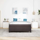  s opruga kutije Tamno smeđa 140 x 190 cm tkanina | shoptok.hr