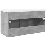 vidaXL Kupaonski ormarić s ugrađenim umivaonikom siva boja betona | shoptok.hr