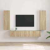TV zidni ormar 2 pcs Sonoma 30 x 31 x 100 cm Konstruirano drvo | shoptok.hr