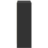  Polica za knjige crna 60 x 24 x 76 cm od konstruiranog drva | Eponuda.ba