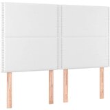  Okvir za krevet s uzglavljem bijeli 140x200 cm od umjetne kože | shoptok.hr