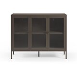 Marckeric Siva metalna vitrina 121x90x40 cm Layna – | shoptok.hr