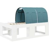  Krevet s tunelom s policom 3 pcs Bijela i svjetloplava - Bijela i svjetloplava | shoptok.hr