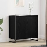  Pomoćni ormarić Crni hrast 79 x 36 x 75 cm Konstruirano drvo | shoptok.hr