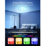 Aigostar LED RGBW prigušiva plafonska svetiljka 18W/230V prečnik 34 cm Wi-Fi | Eponuda.com