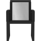  7-dijelni vrtni blagovaonski set crni | shoptok.hr