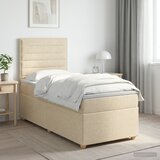  Boxspring krevet s madracem Krem 80 x 200 cm Tkanina | shoptok.hr