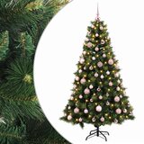  Umjetno božićno drvce s kuglicom 210 cm 300 LED lampica | shoptok.hr