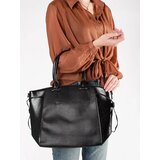 Shelvt Large black handbag with an additional strap | Shoptok.si