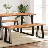  Klupa sa živim rubom 140 cm od masivnog bagremovog drva | shoptok.hr