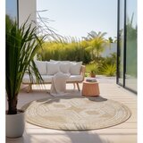 Elle Decoration Oker žuti/krem okrugao vanjski tepih ø 140 cm Gemini – | shoptok.hr