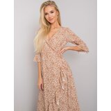 Och Bella Dress-TW-SK-BI-24502-3.46P-beige | Shoptok.si