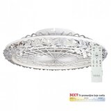 Mitea Lighting Ventilator sa kristalima plafonski 18W sa svetlom LED CCT 18W sa daljinskim upravljačem MV5023-CR | Eponuda.com