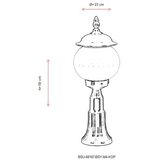 Opviq Vanjska zidna lampa BSU-68187-BSY-M4-KOP, 59 cm, IP65, E27, Crna | Eponuda.ba