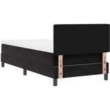  Krevet s opruga kutije s madracem Crna 100 x 200 cm Baršun | shoptok.hr