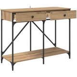  Konzolna stolica s ladicama Umjetnički hrast 100 x 39 x 78,5 cm | Eponuda.ba