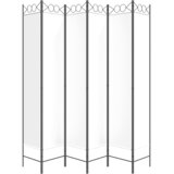 Sobna pregrada sa 6 panela bijela 240x220 cm od tkanine | Eponuda.com