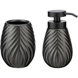 Wenko Antracitno sivi keramički set pribora za kupaonicu Idro – | shoptok.hr
