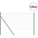  Stup za ogradu Siva 100 x 1 4 m (36 mm mreža) Čelik i PVC | shoptok.hr