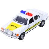 Classic Police Car Metal Drive Opening Doors White 1:32 | Shoptok.si