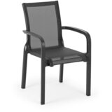 Hanah home Baštenska stolica Mesh, 61.5x88.5x55 cm, Crna | ePonuda.com
