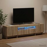  3-dijelni LED TV kabinet EDE Hrast sonoma Konstruirano drvo Cijene