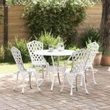  Vrtni set za objed 5 pcs Bijelo Aluminij | shoptok.hr