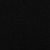  Otomanski krevet s madracem crni 160x200cm od tkanine | shoptok.hr