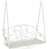 vidaXL Ljuljačka Čelik 110 x 52 5 x 47 cm Antič White - antično bijela 110 x 52 5 x 47 cm Cijene