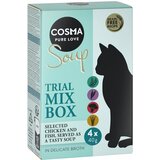 Cosma 4 x 40 g Soup probno miješano pakiranje - Mix 2 (4 vrste) | shoptok.hr