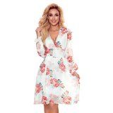 Numoco Women's chiffon dress with neckline | shoptok.hr