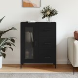 Maison Chic Komoda - Predalnik črna 69,5x34x90 cm inženirski les, (21715910) | Shoptok.si