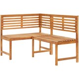  Kotna klop 140 cm trden akacijev les Cene