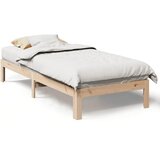 vidaXL Posteljni okvir brez vzmetnice 90x200 cm trdna borovina | Shoptok.si