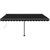  Prostostoječa avtomatska tenda 450x300 cm antracitna, (20728877) | Shoptok.si