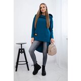 Kesi Hoodie with long back and hood marine | shoptok.hr