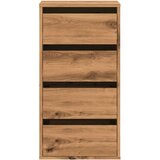 vidaXL Kutna komoda s ladicama boja artisian hrast 40x41x76 cm drveni | shoptok.hr