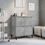  Komoda betonsko siva 60x35x70 cm inženirski les | Shoptok.si