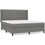  The Living Store Box spring postelja z vzmetnico temno siva 180x200 cm blago - Box Spring Postelja, (21450084) | Shoptok.si