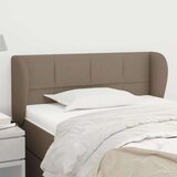  Vzglavje z ušesi taupe 93x23x78/88 cm blago, (20739117) | Shoptok.si